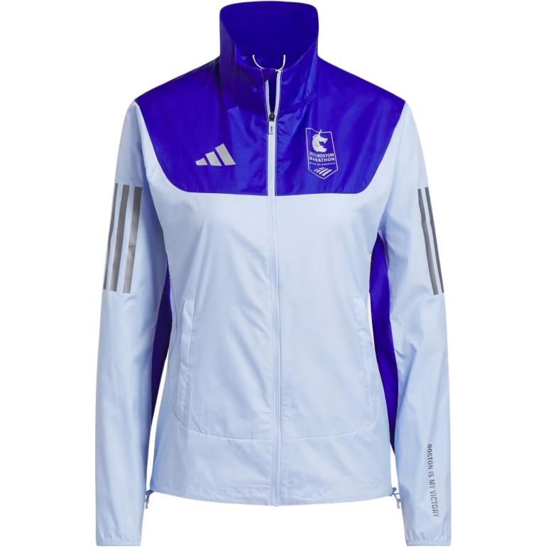 Женская куртка adidas Slim Stand Collar (синяя)