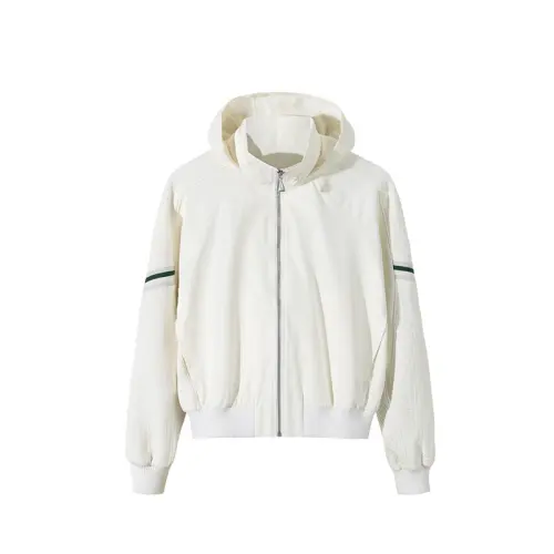 Anta Life Collection Jackets & Coats Women's Ivory White/Numbers Mist Gray