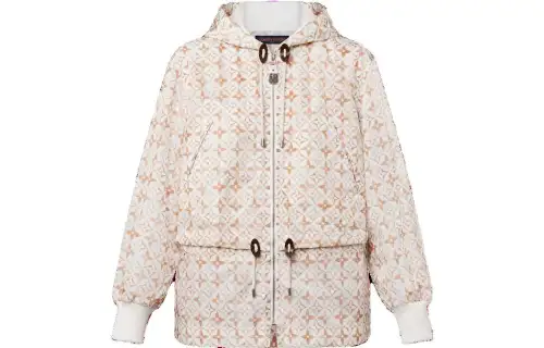 Lv Monogram Flower Tile Short Parka