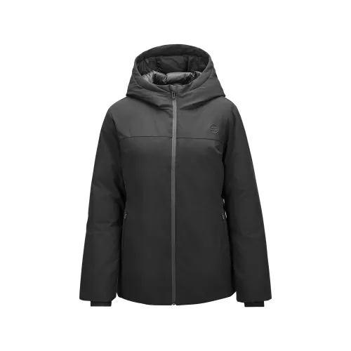 Skechers Basic Sports Collection Down Jacket Women's Carbon Black