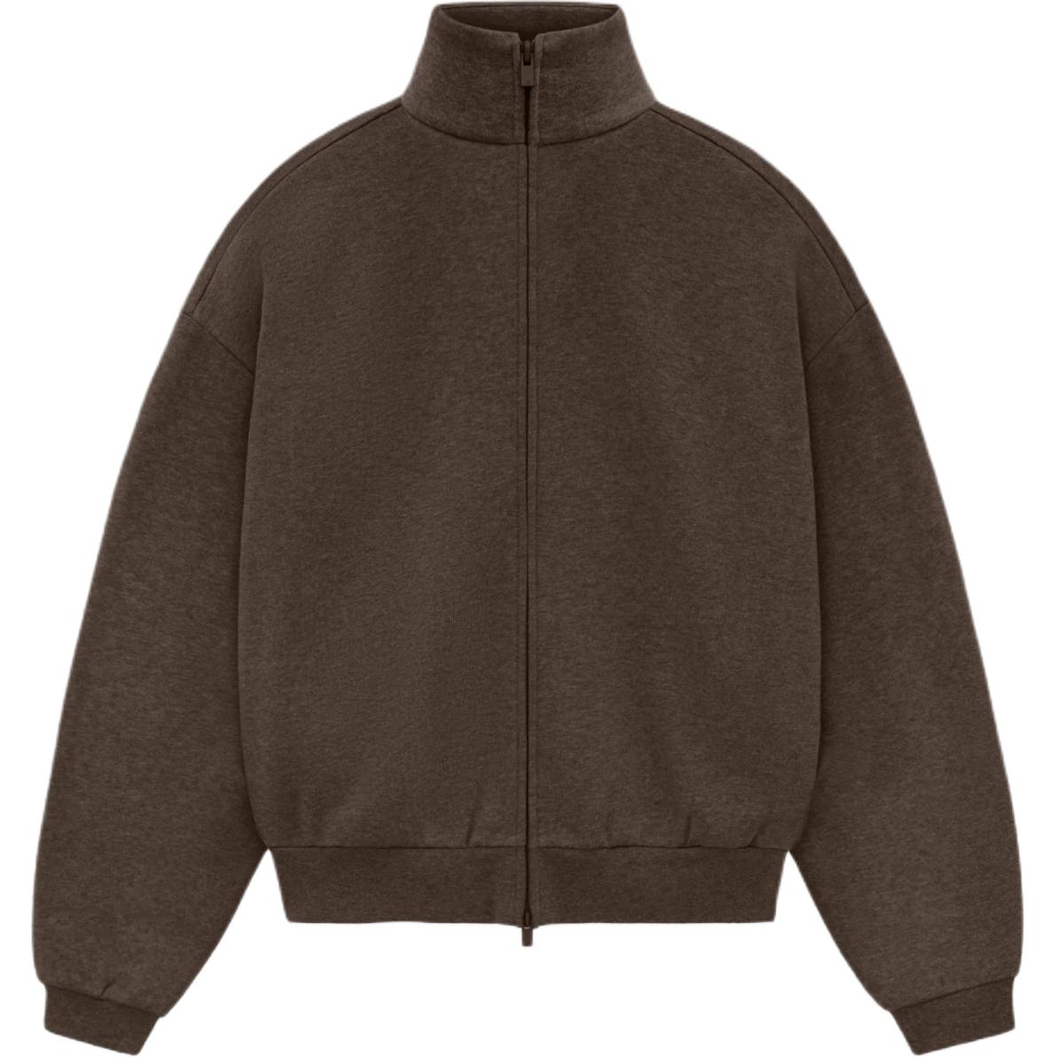 Женская куртка Fear of God Essentials Zip Up (коричневая)