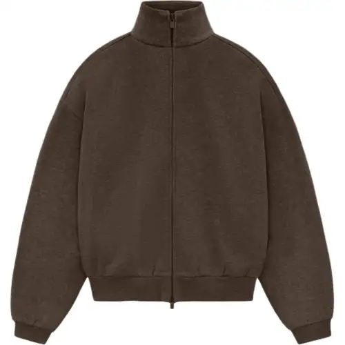 Fear Of God Essentials Core Collection Women's Zip Up Jacket Heather Wood
