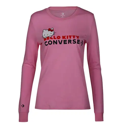 Converse x Hello Kitty/, T Shirt Women's Pink
