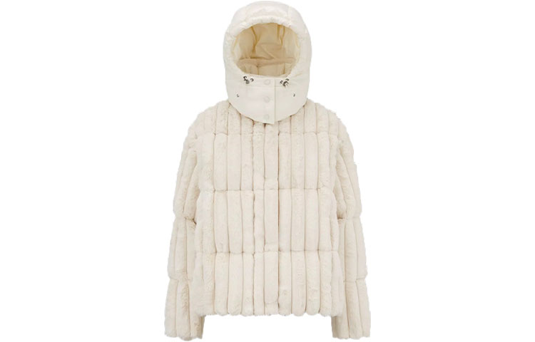 Женский пуховик Moncler FARE (белый)