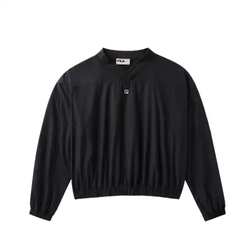 FILA Shirts Women's Black V Neck Moderate