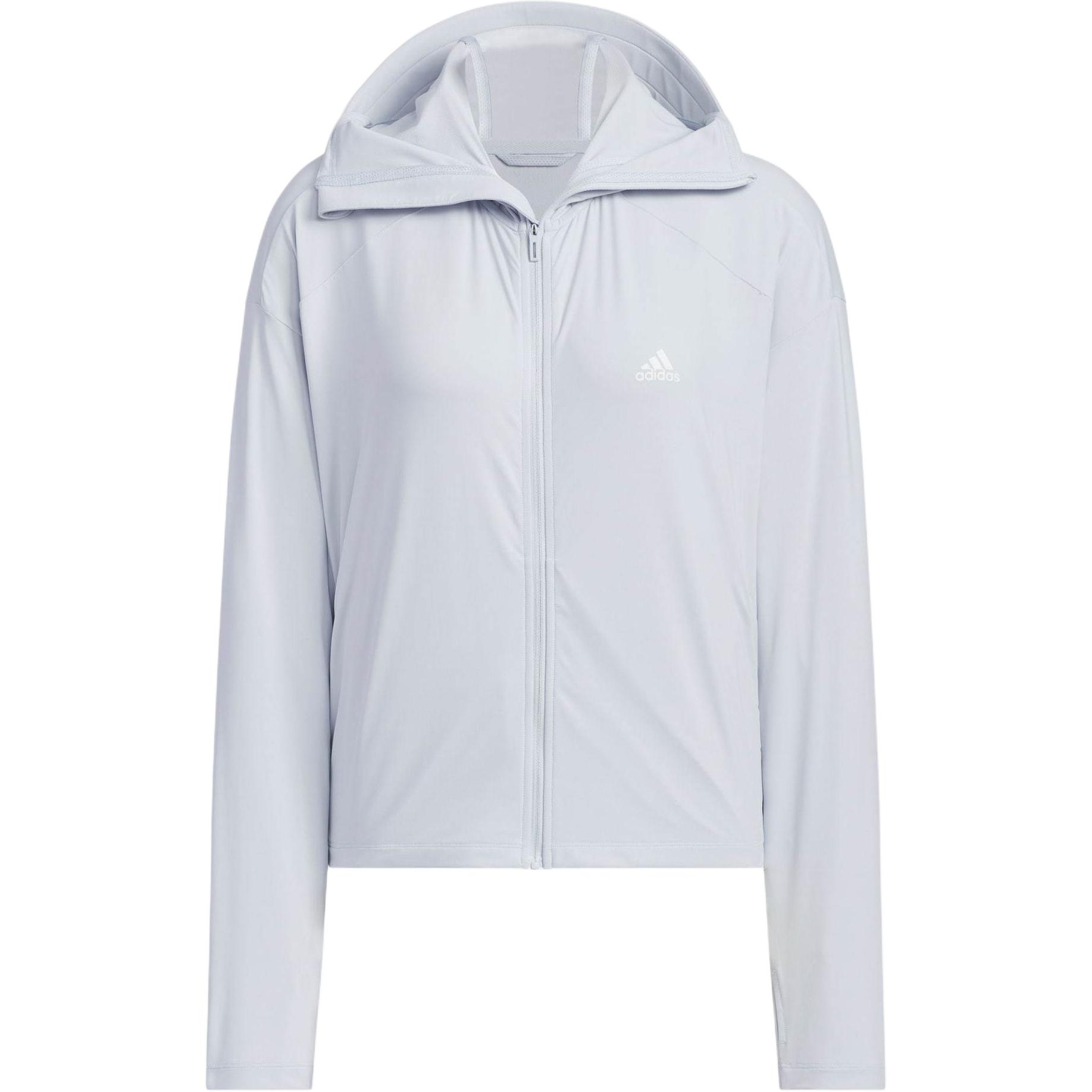 Женская куртка adidas KNIT UPF JACKET (светло-синяя)