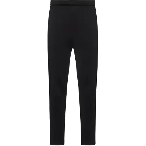 PRADA Knitted Sweatpants Men's Black Moderate Straight Fit Pants
