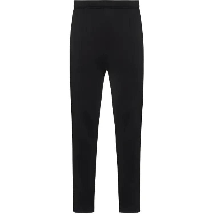 PRADA Knitted Sweatpants Men's Black Moderate Straight Fit Pants