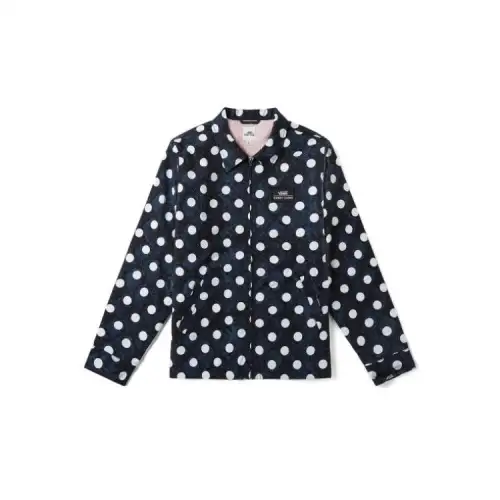 Vans Jackets Women's Blue Black Lapel Thin Other