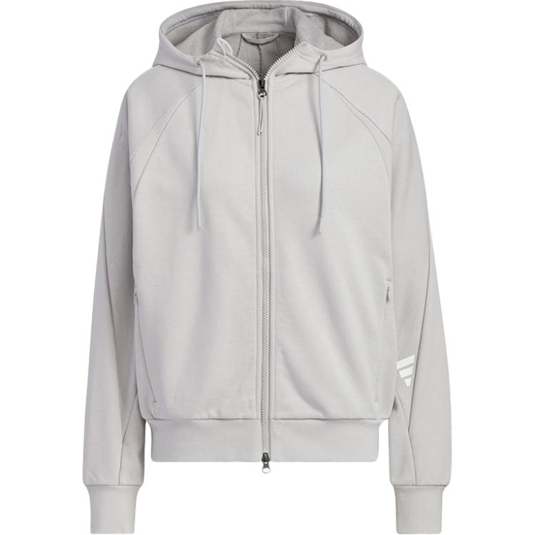 Женская куртка adidas FUSTL JKT HOODY (серая)