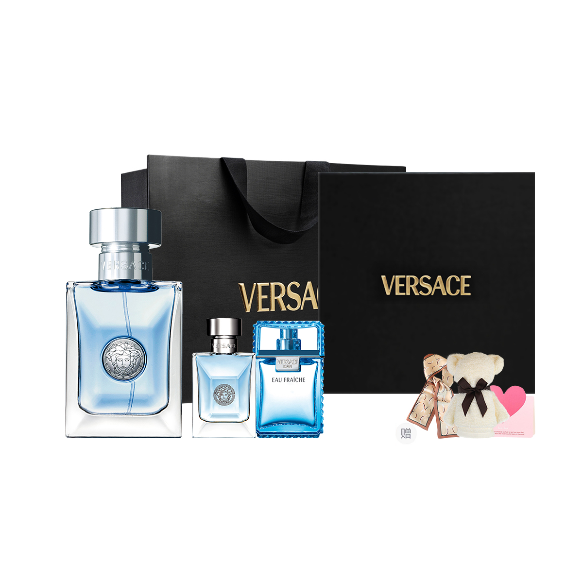 VERSACE Classic Homonymous, Gentlemanly, Dylan Fragrance Sets Dylan Men's Fragrance/Light And Gentle 30ml+5ml+5ml+Box