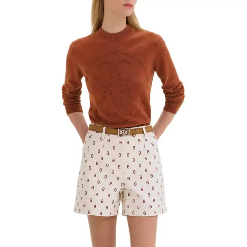 HERMES Cashmere Sweater Women's Brown
