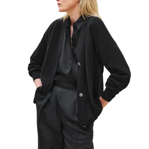 HERMES FW24 Cashmere Sweater Women's Black