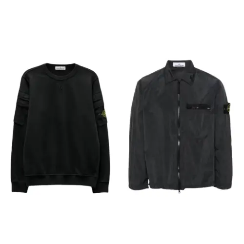 STONE ISLAND Casual Sportswear Unisex Black