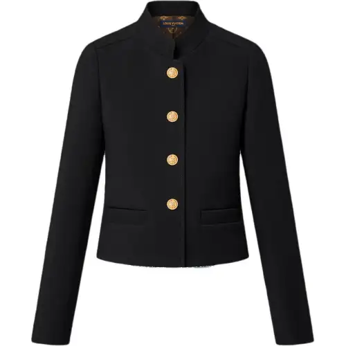 LOUIS VUITTON Lv Button Officer Jacket