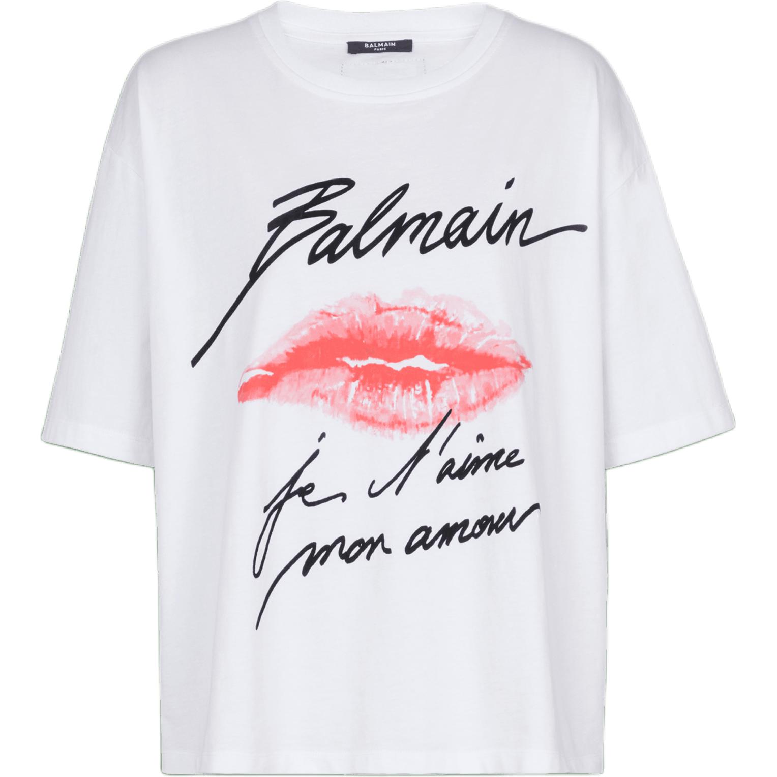 Женская футболка BALMAIN BALMAIN T (белая)
