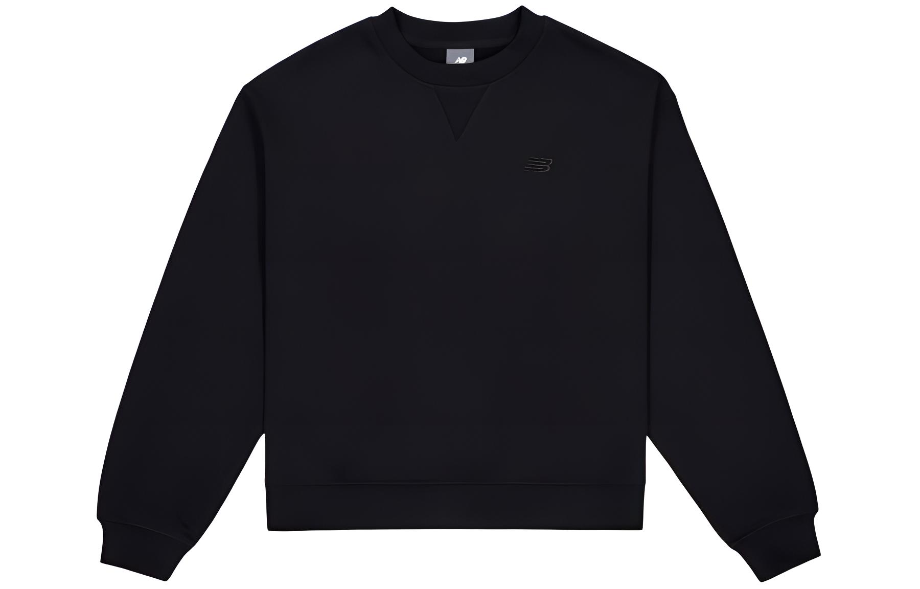 Женское худи New Balance Athletics French Terry Crew (черное)