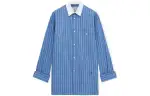 LOEWE Shirts Women's Blue Lapel Moderate Other