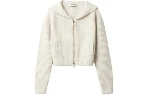 MIU MIU SS24 Knitwear Women's Chalk White