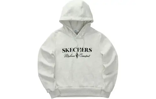 Skechers Sweatshirt Women's Light White Heather Gray