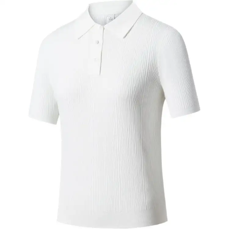Anta Champion All Weather Collection Polo Shirt Women's Papyrus White