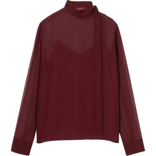 GUCCI Shirts Women's Red Moderate