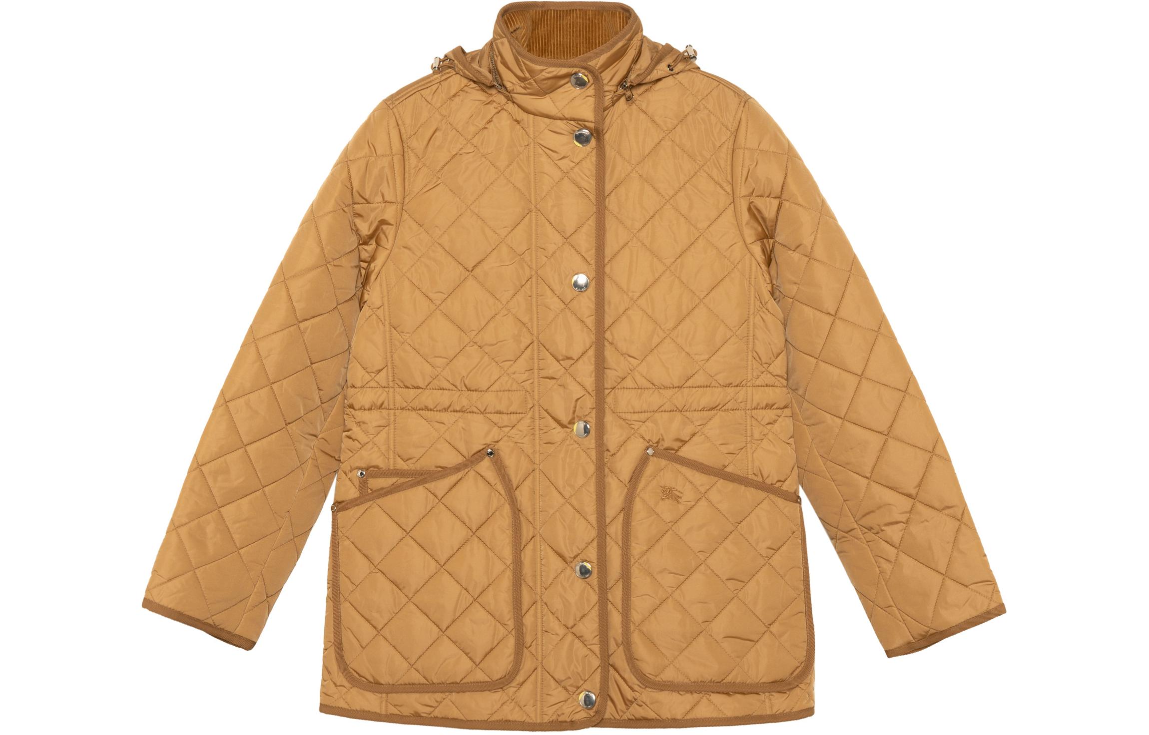 Женская куртка Burberry Стеганая (бежевая)