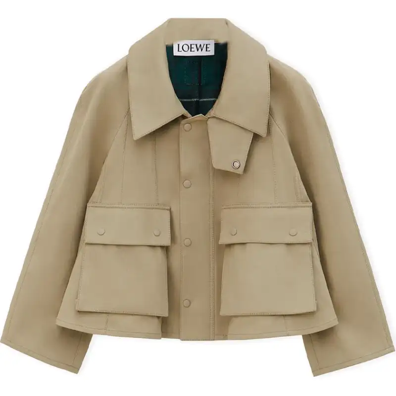 LOEWE Trapeze Jacket 'Safari/Beige/Green'