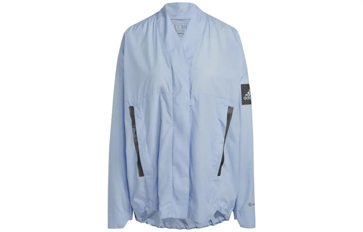 Adidas MYSHELTER Jackets Women's Blue V-neck Moderate Other