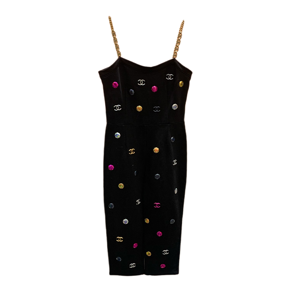 CHANEL Bodysuits Women's Black Other