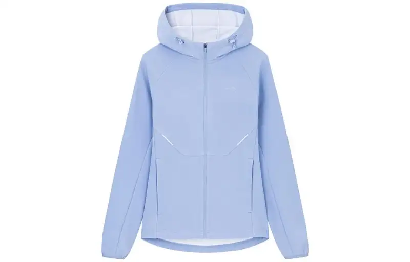 ANTA Running Collection Jackets Women's Dewy Blue Hooded Moderate Other