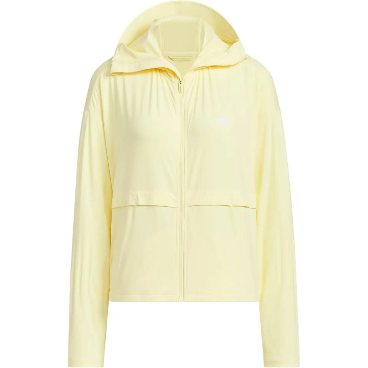 adidas Women'ss Minimalist Logo Hooded Jacket Yellow