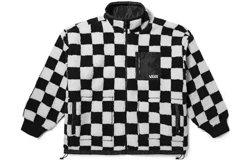 Vans Jackets & Coats Women's Black White Checkerboard