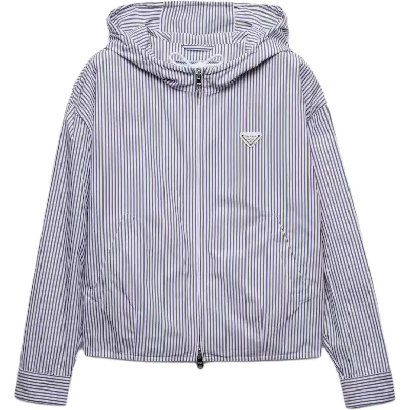 PRADA SS25 Spring Summer Women's Apparel Collection Jackets & Coats Women's Blue White
