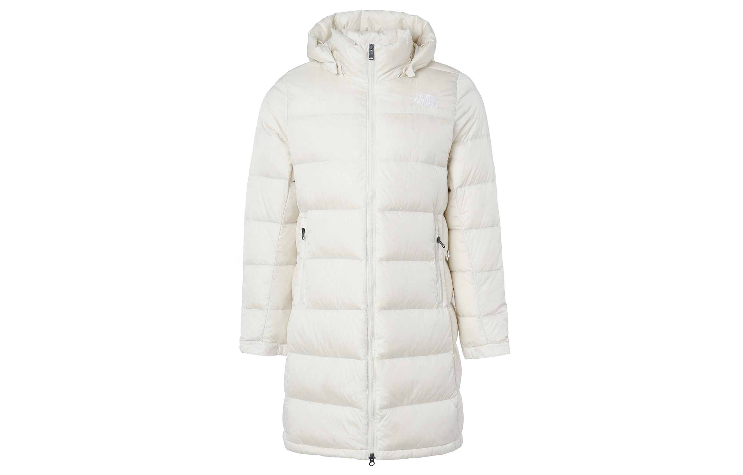Женская куртка The North Face Удлиненный пуховик (белая)