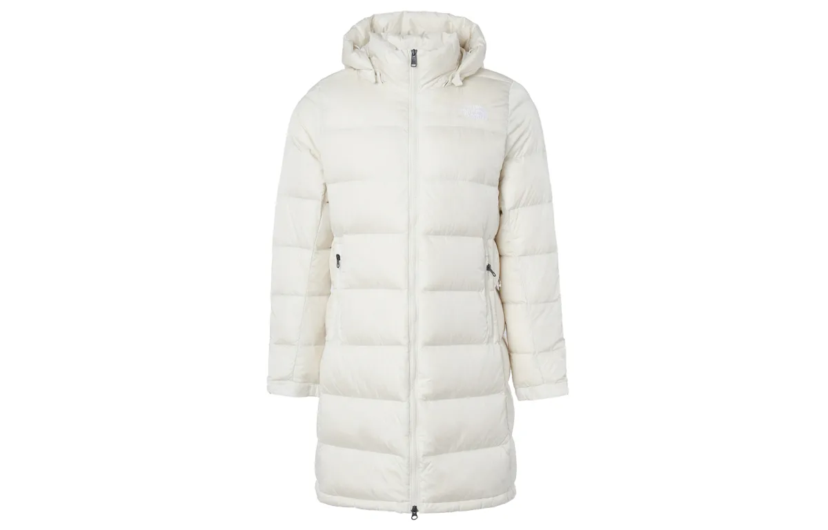 THE NORTH FACE Down Jackets Women's White Hooded Moderate Other