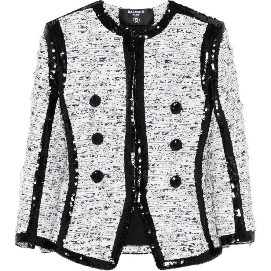 Женская куртка BALMAIN SS25 (черная)