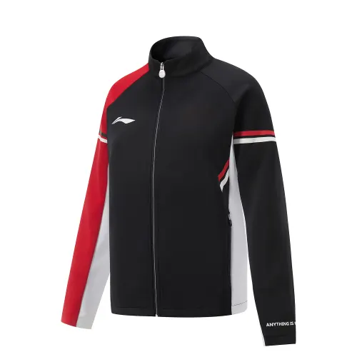 Li Ning Jackets & Coats Women's Black/Honor Red