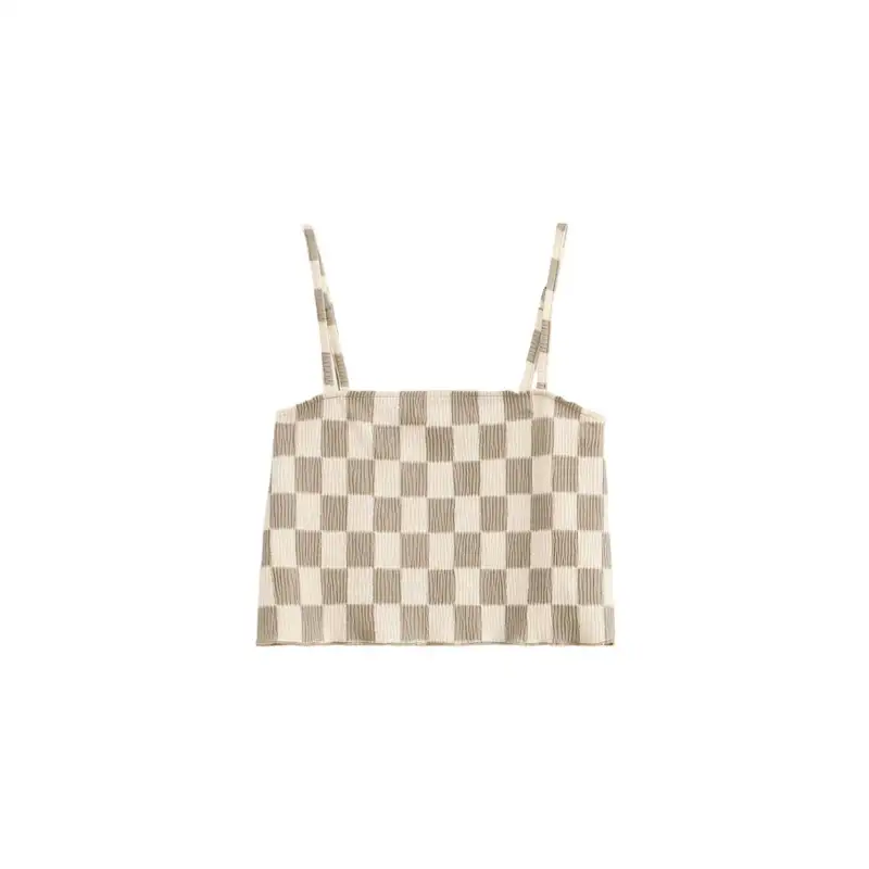 Vans Wren Checkerboard Cami Top Camisole Women's Brown