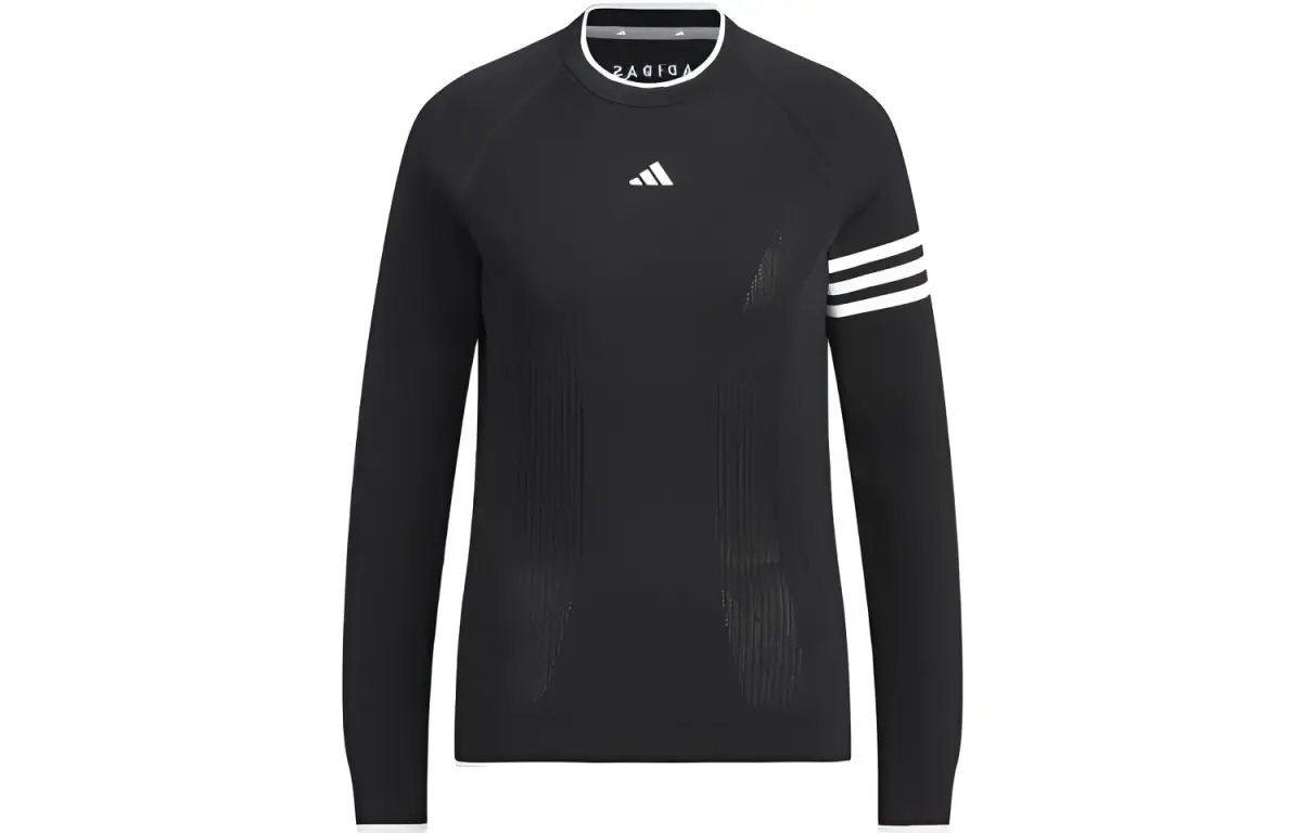 Adidas Long Sleeve Pullover Sweater Knitwear Women's Black