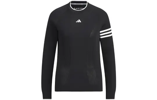 Adidas Long Sleeve Pullover Sweater Knitwear Women's Black
