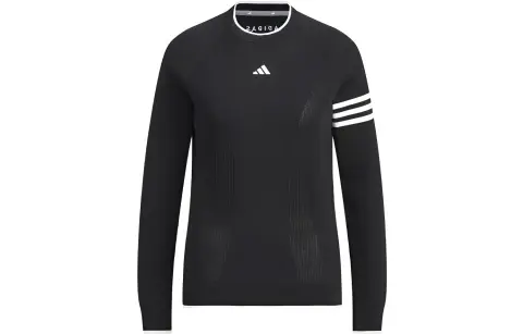 Adidas Long Sleeve Pullover Sweater Knitwear Women's Black