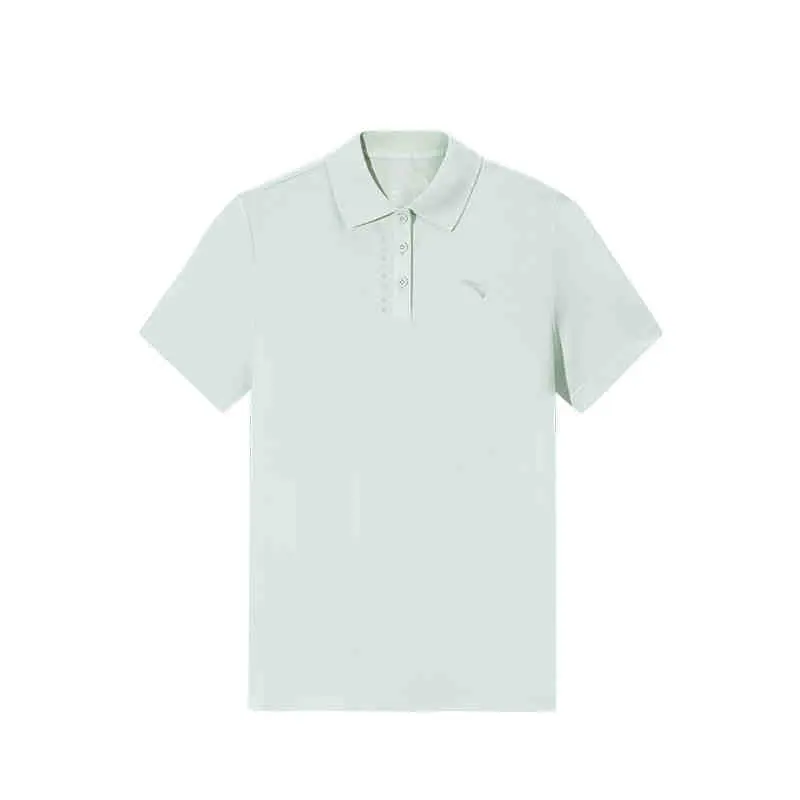 Anta Lifestyle Collection Comprehensive Training Collection Polo Shirt Women's Wuzhi Aqua Green