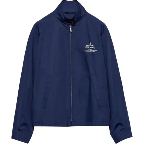 PRADA Logo print Bomber Jacket