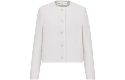 DIOR Jackets & Coats Women's White