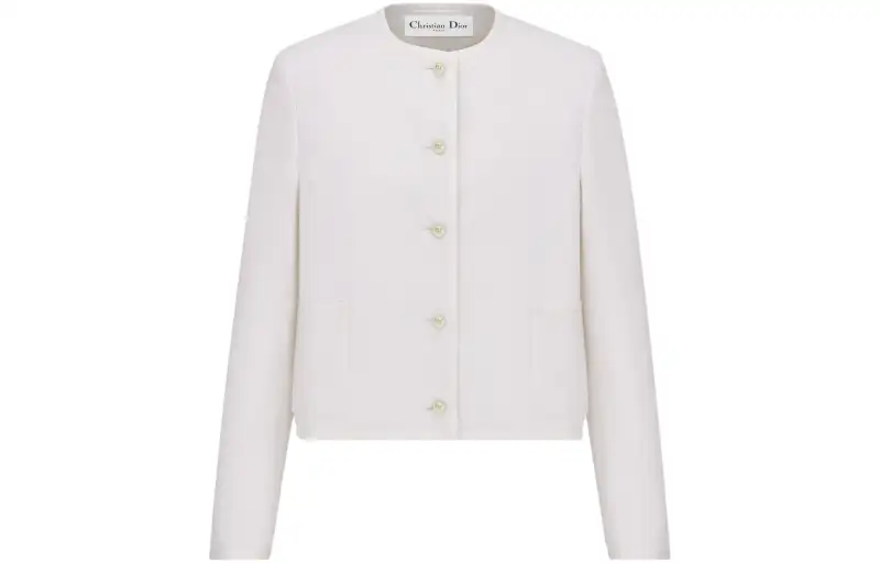 DIOR Jackets & Coats Women's White