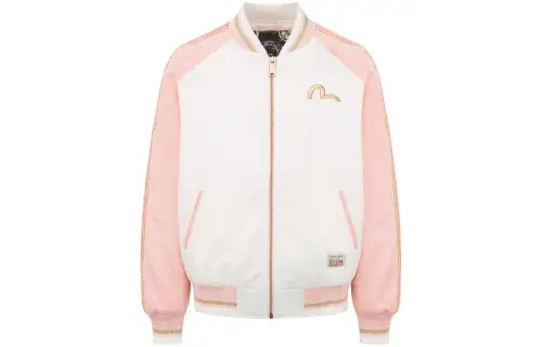 EVISU Jackets Women's Pink Crew Neck Moderate Other