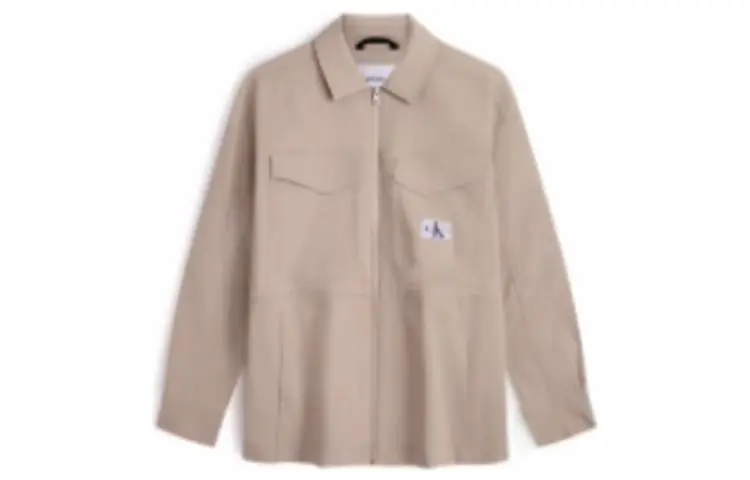 CALVIN KLEIN Jackets & Coats Women's Milk Coffee