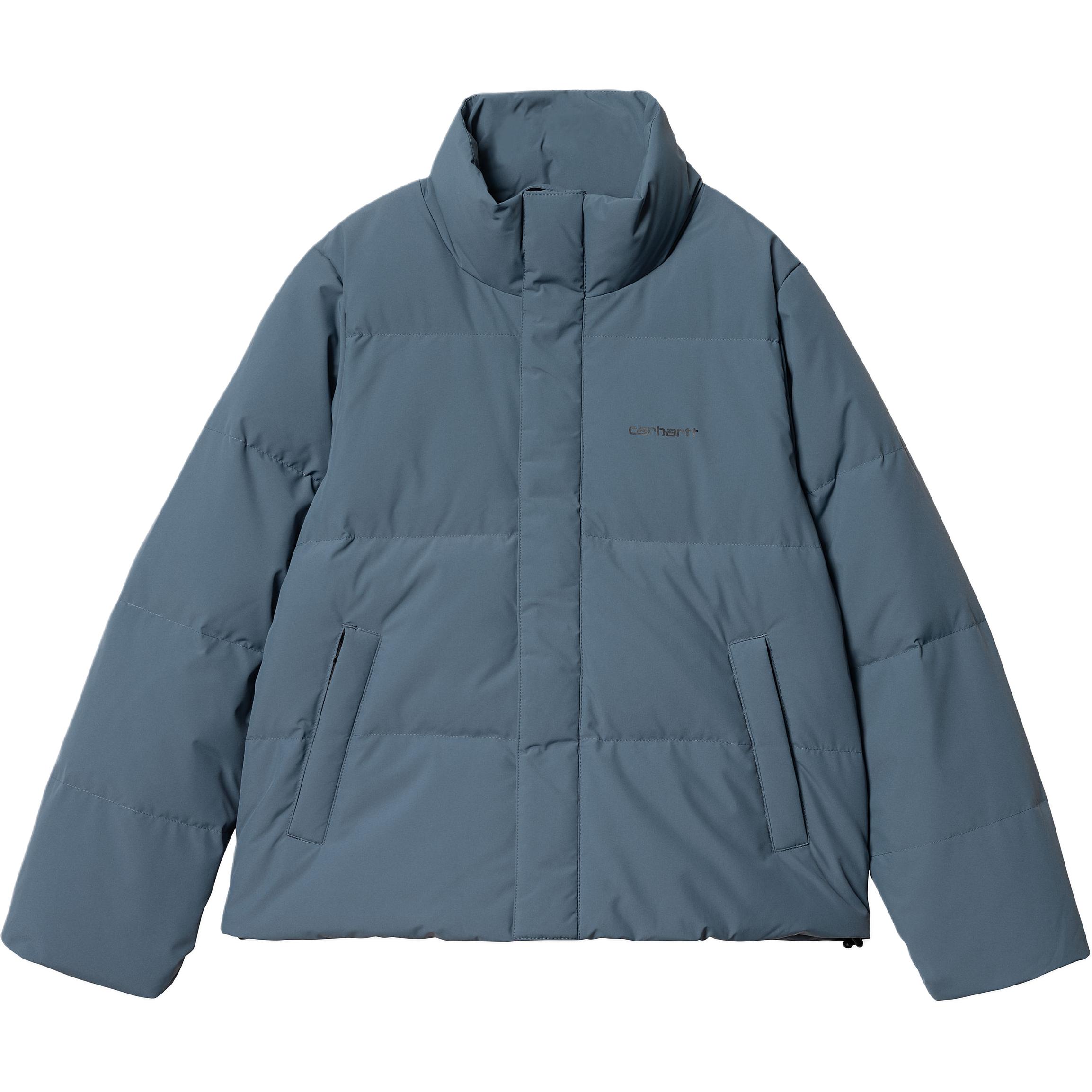 Женская куртка Carhartt Carhartt WIP FW24 W' Yanie Jacket Logo (серо-голубая)