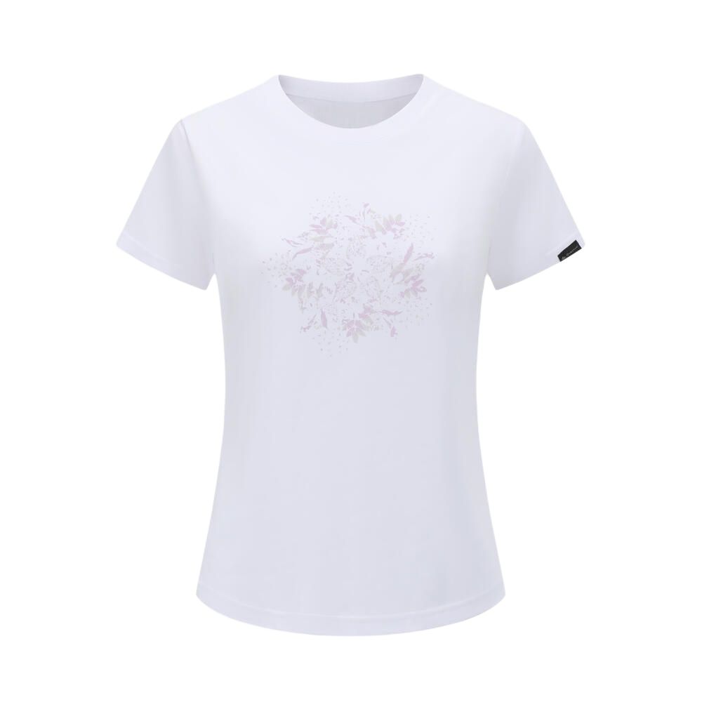 Decathlon DECATHLON NH500 QUECHUA comfortable and soft pullover short-sleeved T-shirt women's white